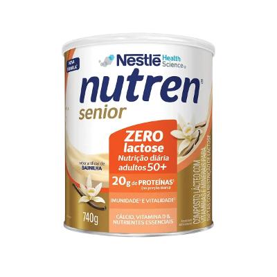 Nutren Senior Zero Lactose Sabor Baunilha - 740g
