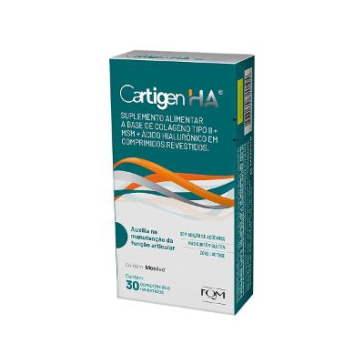 Suplemento Alimentar Cartigen HA com 30 Comprimidos