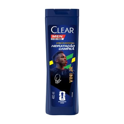 Clear Men Shampoo Anticaspa Vini Jr. Hidratação Campeã 400ml