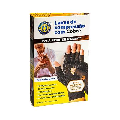 Luvas de Compressão Com Cobre Tamanho M