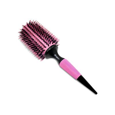 Escova de Cabelo Javali Cerâmica Rosa Profissional