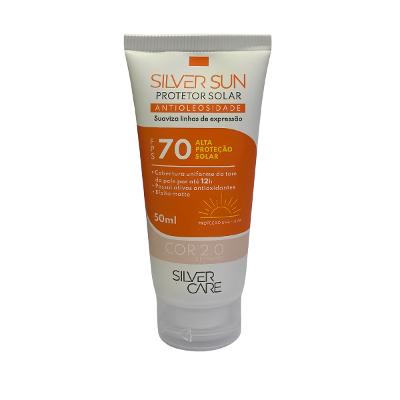 Protetor Solar Facial Fps70 Cor 2.0 50ml - Efeito Base