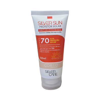 Protetor Solar Facial Silver Sun Fps70 Cor 1.0 50ml