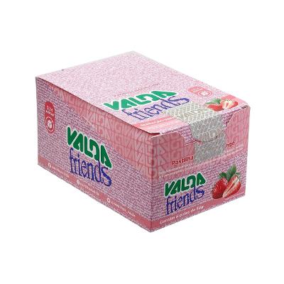 Valda Friends Sabor Morango Pote 50g Pack com 6 Unidades