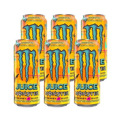 Energético Monster Khaotic 473ml Pack com 6 Unidades