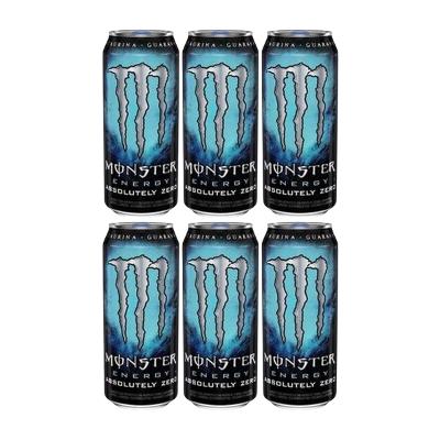 Energético Monster Sabor Absolutely Zero 473ml Pack com 6 Unidades
