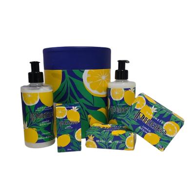 Kit Phebo Granado 1 Colônia + Sabonete + 1 Hidratante+ 2 Sabonetes - Limão Siciliano