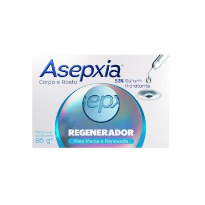 Sabonete Corporal de Barra Asepxia Regenerador 85g Pacote com 4