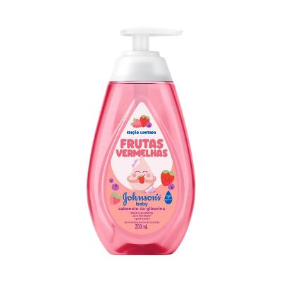 Sabonete Líquido Johnson & Johnson Sabor Frutas Vermelhas 200ml
