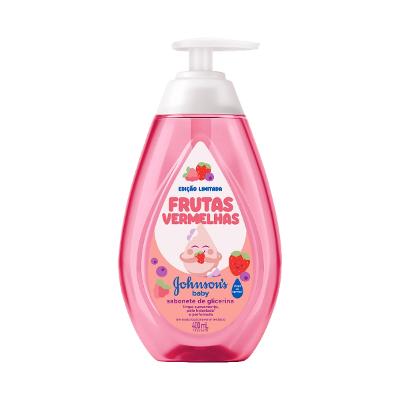 Sabonete Líquido Johnson & Johnson  Sabor Frutas Vermelhas 400ml