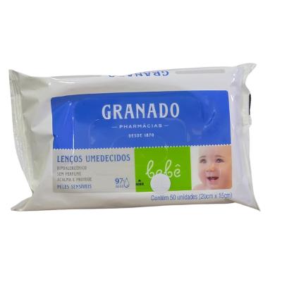 Lenço Granado Pele Sensível com 50 Lenços