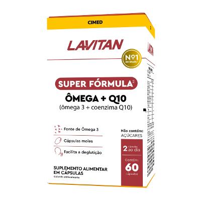 Suplemento Lavitan Ômega com Coenzima Q10 com 60 Comprimidos