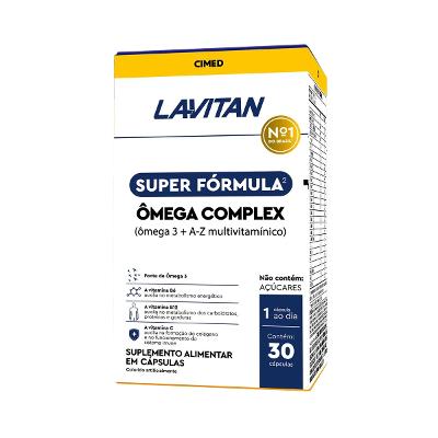 Suplemento Lavitan Ômega Complex com 30 Cápsulas