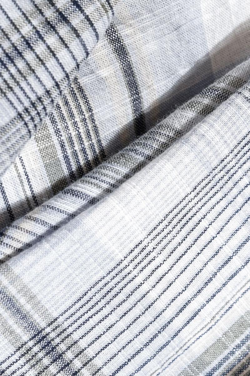 Camisa Aramis Manga Longa Regular Xadrez Branco - 5