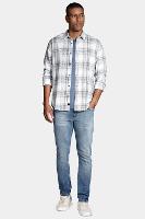 Camisa Aramis Manga Longa Regular Xadrez Branco - 2