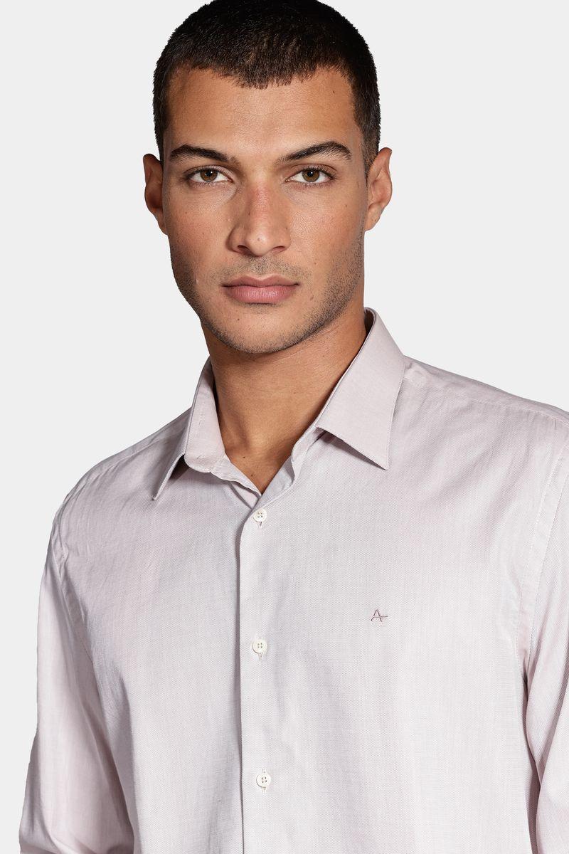 Camisa Aramis Manga Longa  Regular Algodão Egípcio Cáqui - 3