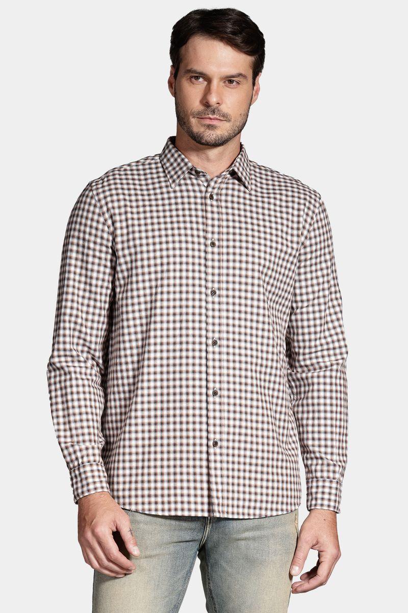 Camisa Aramis Manga Longa Regular Off White - 1