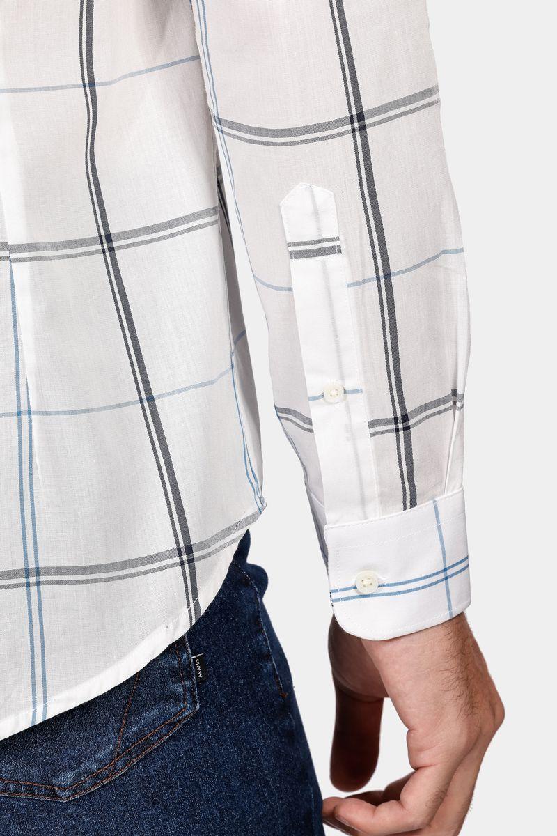Camisa Aramis Manga Longa Slim Off White - 3