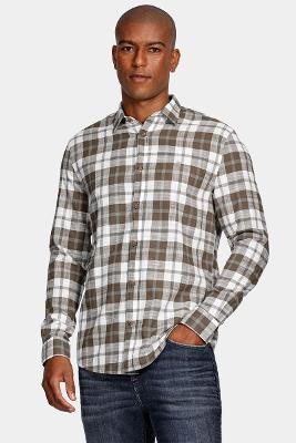 Camisa Aramis Manga Longa Slim Xadrez Verde