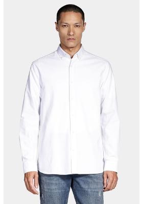 Camisa Aramis Manga Longa  Slim Oxford Planalto Branco Osso