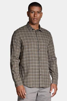 Camisa Aramis Manga Longa Slim Flamê Xadrez Verde