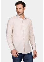 Camisa Aramis Regular Linho Com Algodão f Cáqui - 1