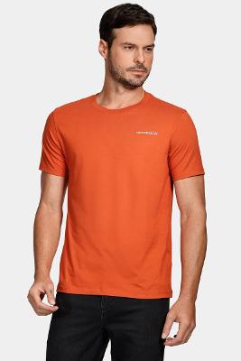 Camiseta Aramis Assinatura Aramis Barcode Laranja Ferrugem