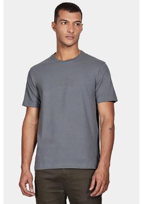 Camiseta Aramis Manga Curta Aramis Outline Cinza Grafite