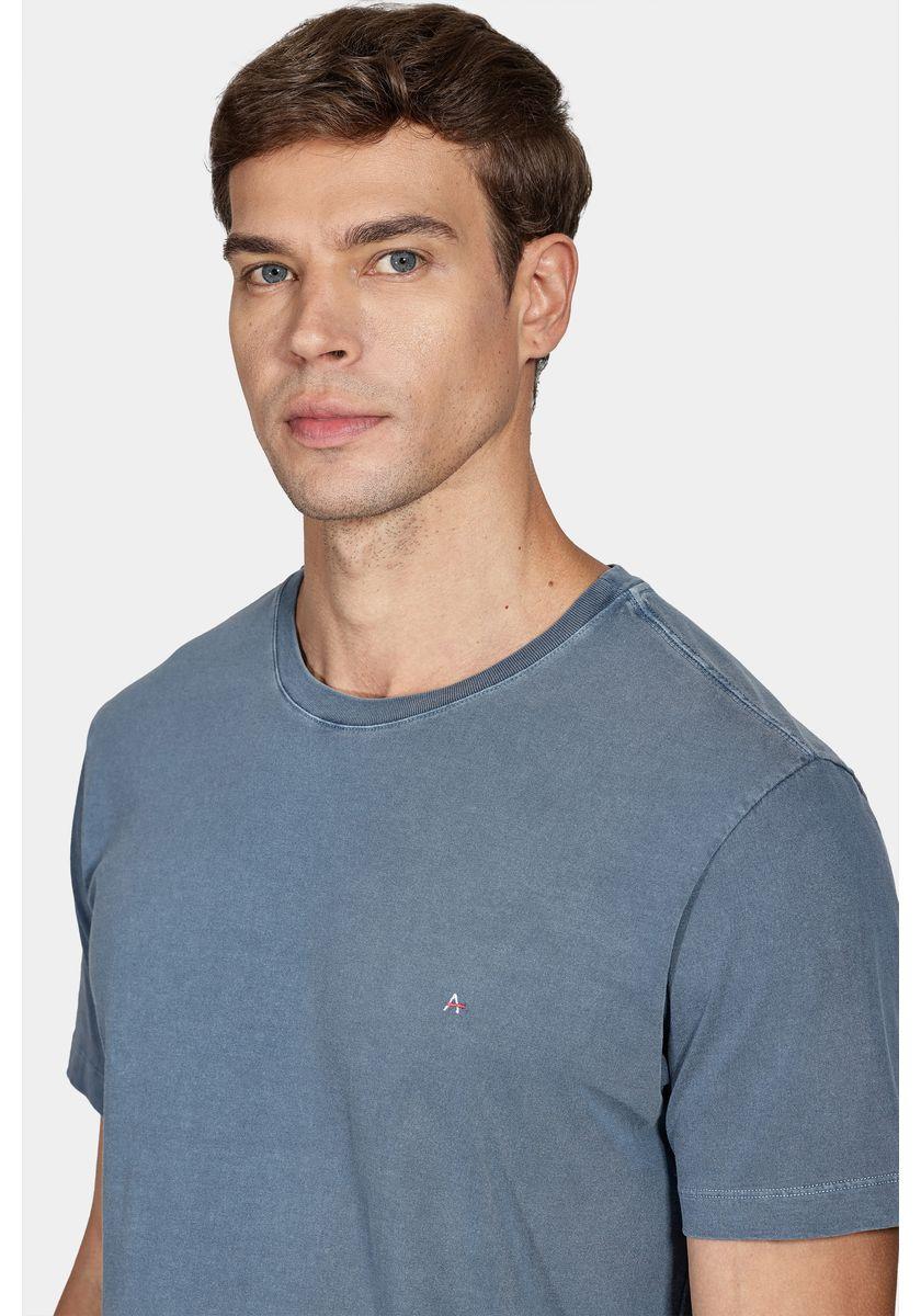 Camiseta Aramis Stonada Azul Neblina - 3