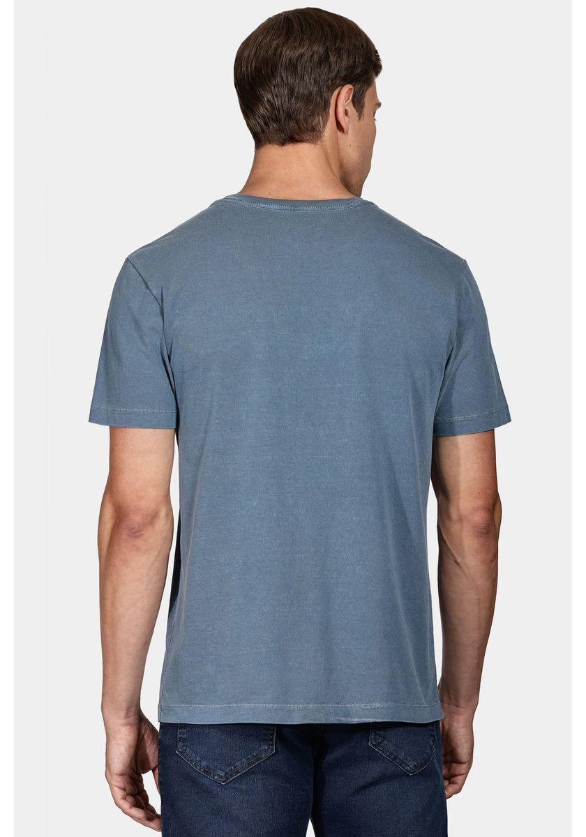 Camiseta Aramis Stonada Azul Neblina - 4