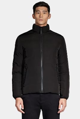 Jaqueta Aramis Nylon Dupla Face Preto com Verde