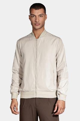 Jaqueta Aramis Bomber Nylon Liquid Repeller Cáqui