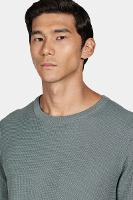 Tricot Aramis Manga Curta Verde - 3