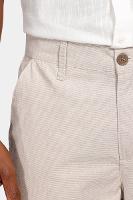 Bermuda Aramis Chino Média Stripes Cáqui - 3
