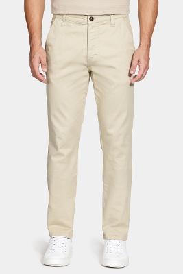 Calça Aramis Chino Slim Maquinetada Areia
