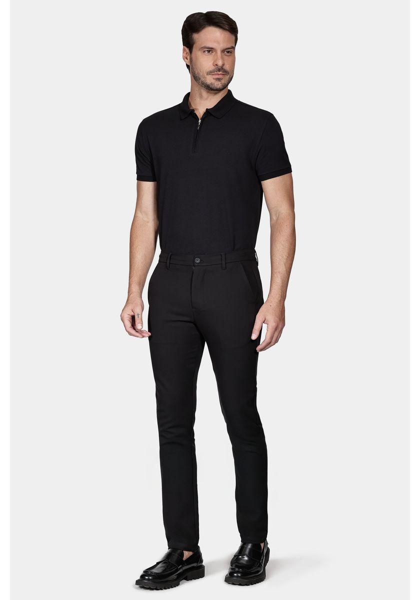 Calça Aramis Chino Clássica Slim Travel Preto - 2