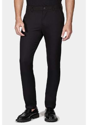 Calça Aramis Chino Clássica Slim Travel Preto