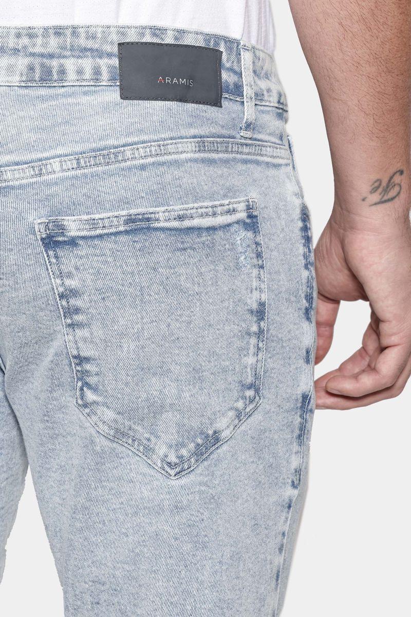 Calça Aramis Jeans Slim Delave Delave - 5