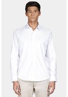 Camisa Aramis Manga Longa  Regular Algodão Egípcio Branco - 1