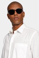 Camisa Aramis Manga Curta  Regular Flamê  Com Bolso Branco - 3