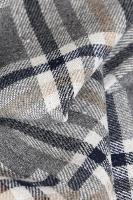 Camisa Aramis Overshirt Flanela Xadrez Cinza - 6