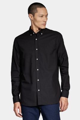 Camisa Aramis Manga Longa  Slim Oxford Down Planalto Preto
