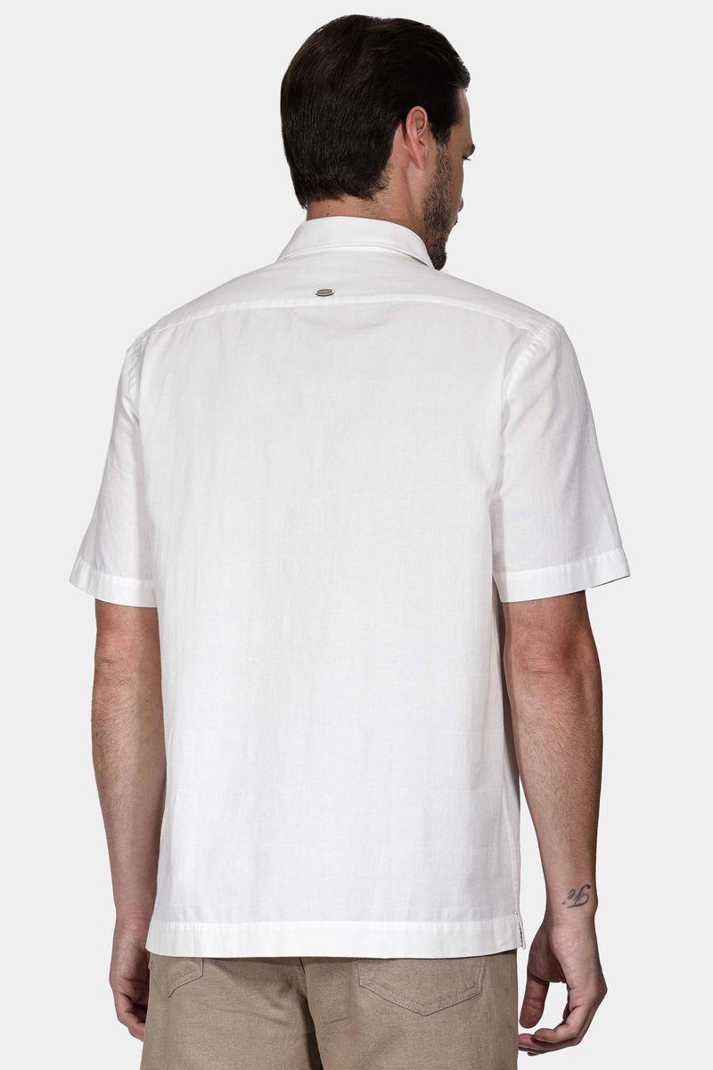 Camisa Aramis Regular Textura Horizontal Off White - 4