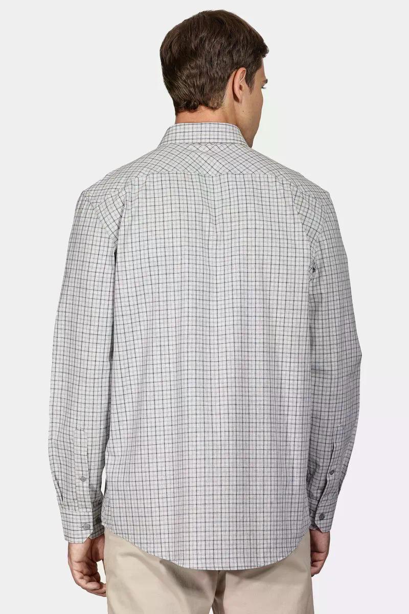 Camisa Aramis Regular Mescla Xadrez Cinza - 4
