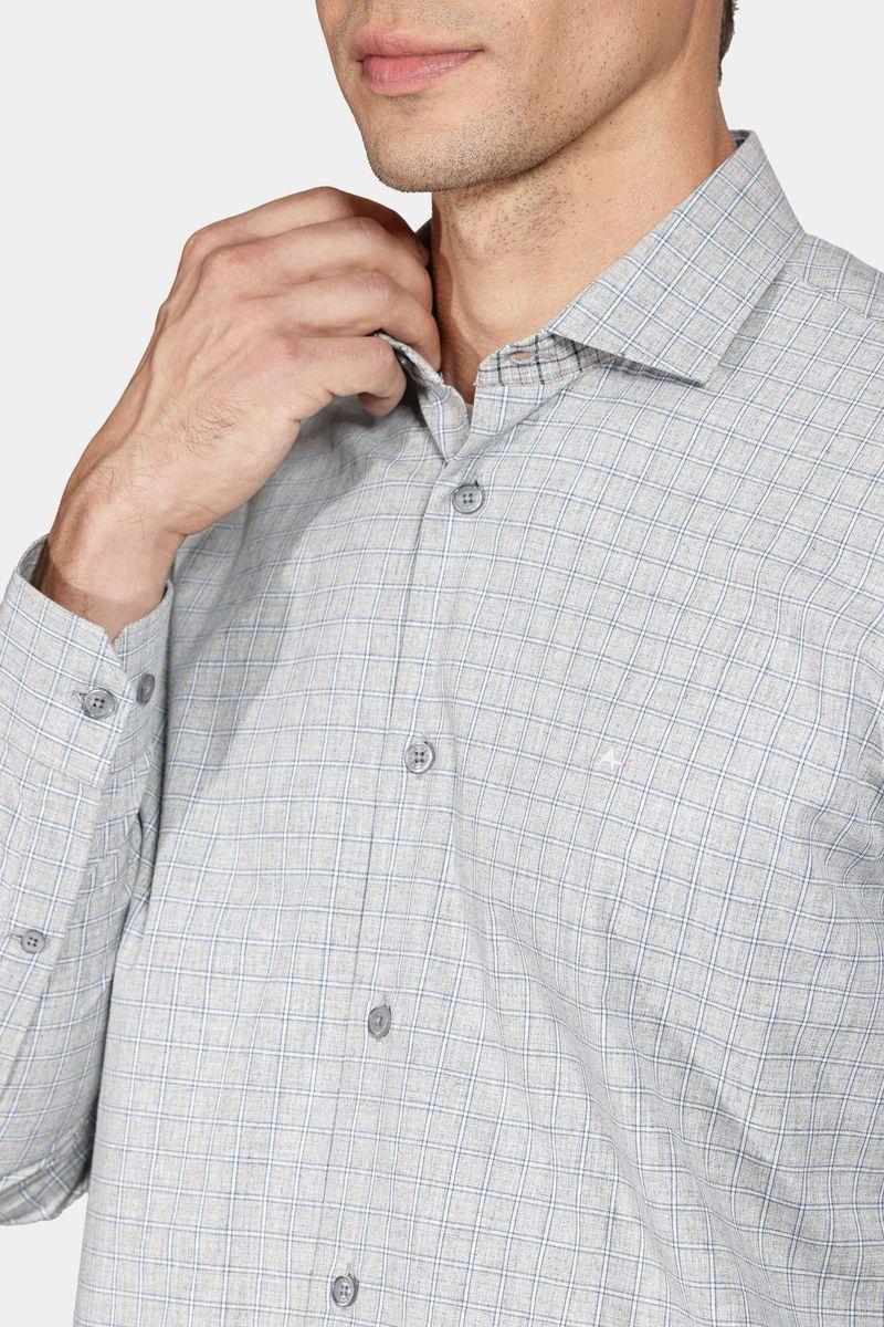Camisa Aramis Regular Mescla Xadrez Cinza - 8
