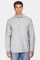 Camisa Aramis Regular Mescla Xadrez Cinza - 1