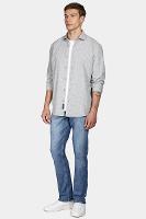 Camisa Aramis Regular Mescla Xadrez Cinza - 7