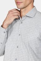 Camisa Aramis Regular Mescla Xadrez Cinza - 8