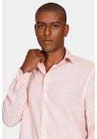 Camisa Aramis Regular Linho Com Algodão f Coral - 3