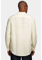 Camisa Aramis Regular Linho Com Algodão f Amarelo - 4